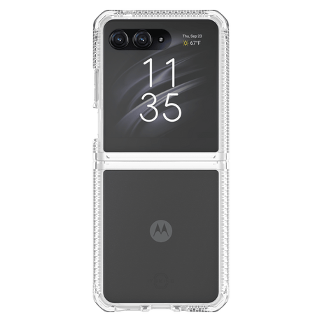 Itskins - Hybridr Clear Case For Motorola Razr Plus - Transparent