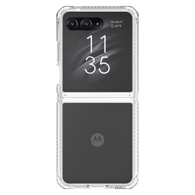 Itskins - Hybridr Clear Case For Motorola Razr Plus - Transparent