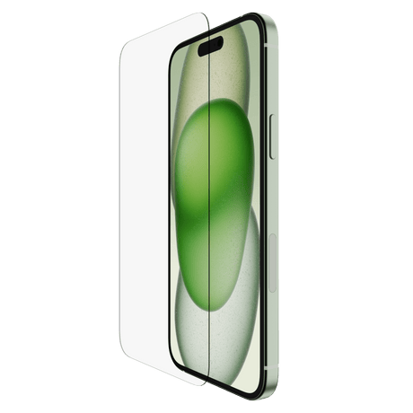 Belkin - Glass Screen Protector With Ez Tray For Apple Iphone 15 Plus  /  Iphone 16 Plus - Clear