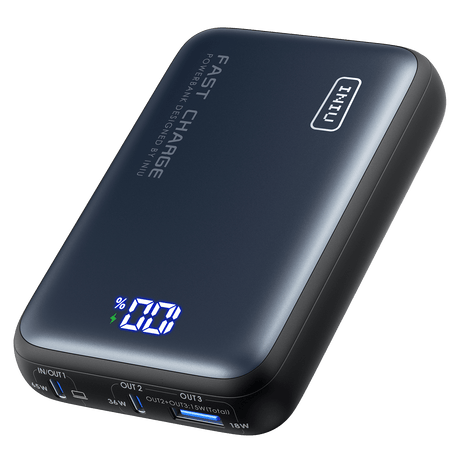 Iniu - Leopard Power Portable 65w Power Bank 20000 Mah - Black