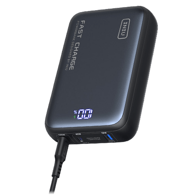 Iniu - Leopard Power Portable 100w Power Bank 25000 Mah - Black