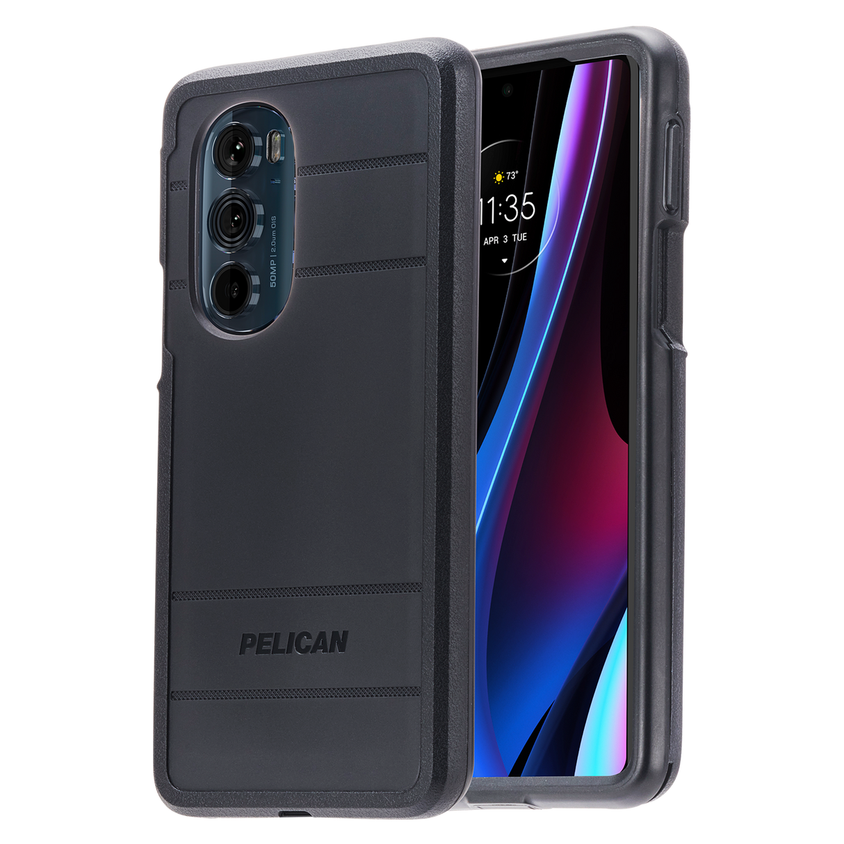 Pelican - Voyager Case For Motorola Moto Edge Plus 2022 - Black