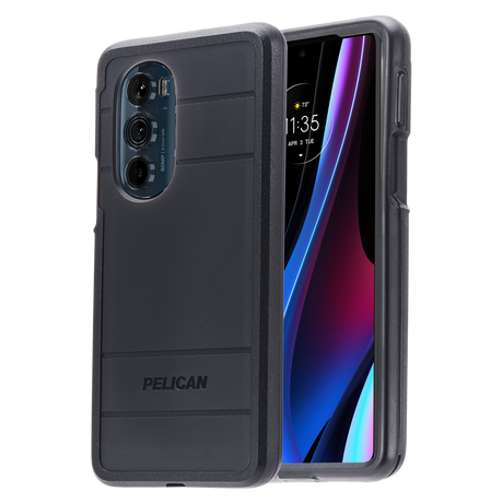 Pelican - Voyager Case For Motorola Moto Edge Plus 2022 - Black