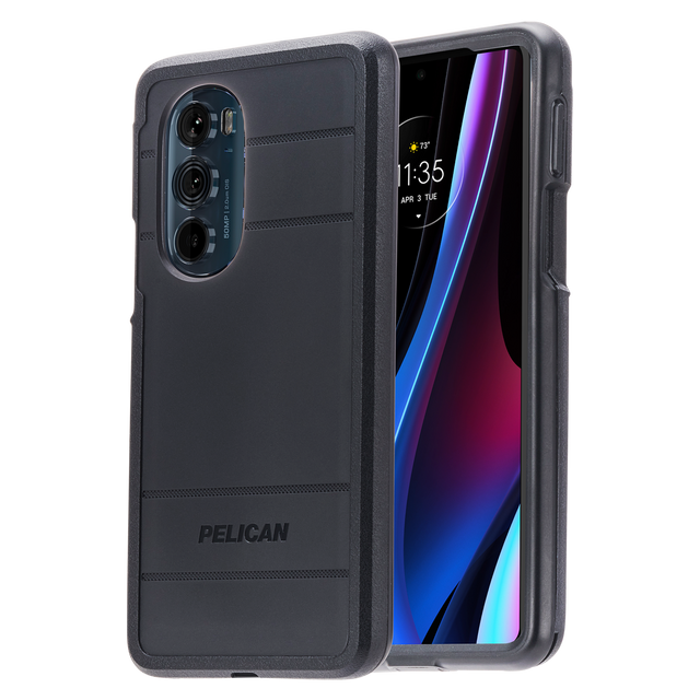 Pelican - Voyager Case For Motorola Moto Edge Plus 2022 - Black