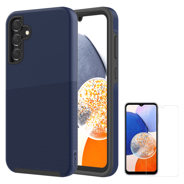 Axs - Protech Plus Case And Armorglass Screen Protector For Samsung Galaxy A15 5g - Astral Blue