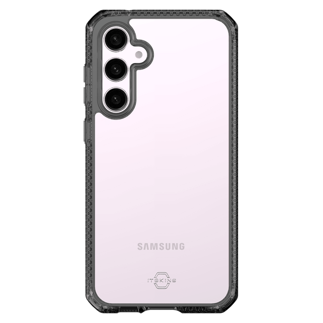 Itskins - Hybridr Clear Case For Samsung Galaxy S23 Fe - Black And Transparent