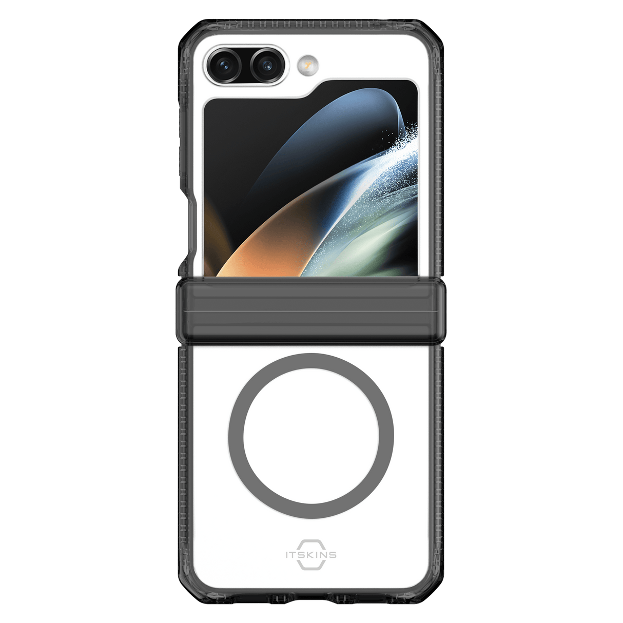 Itskins - Supremer Hinge Magsafe Case For Samsung Galaxy Z Flip5 - Smoke