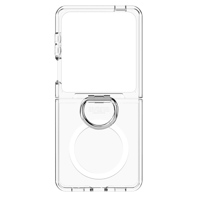 Avana Ice MagSafe Case with Ring for Samsung Galaxy Z Flip7 - Clear