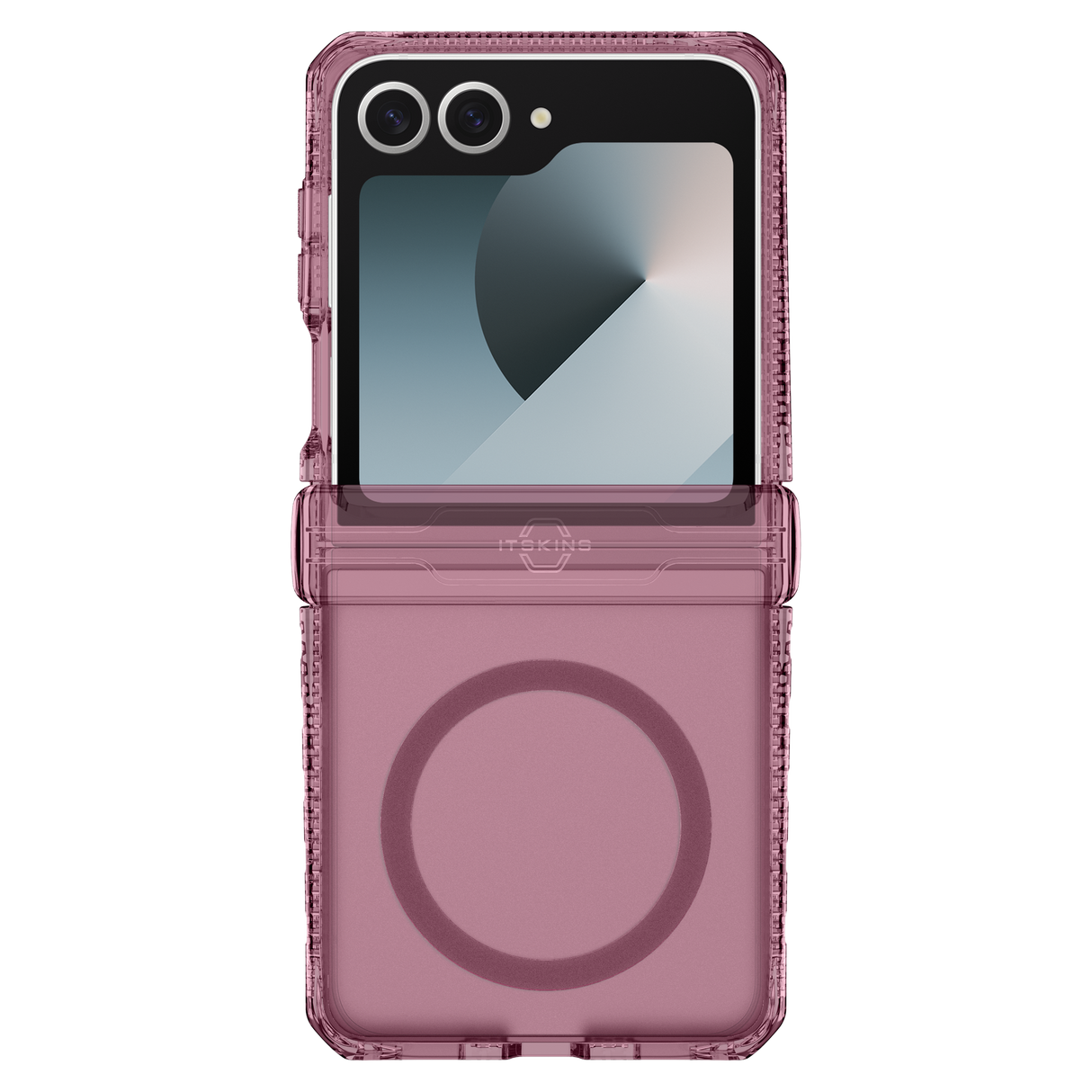 Itskins Hybridr Vapor Hinge MagSafe Case for Samsung Galaxy Z Flip7 - Light Pink