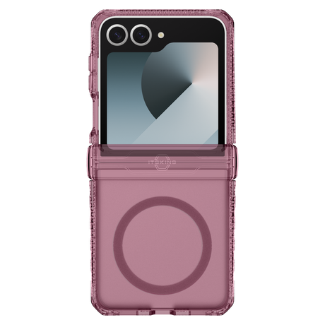 Itskins Hybridr Vapor Hinge MagSafe Case for Samsung Galaxy Z Flip7 - Light Pink