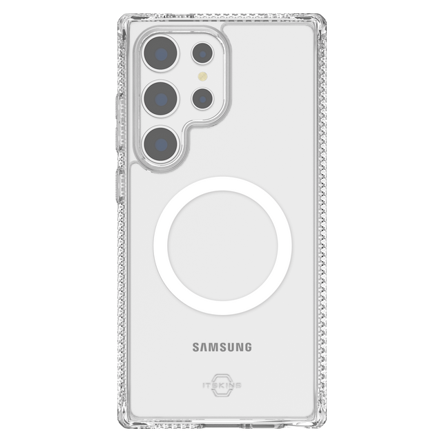 Itskins - Hybridr Clear Magsafe Case For Samsung Galaxy S24 Ultra - Transparent