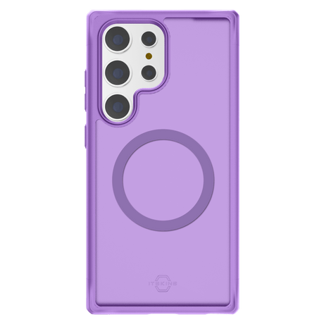 Itskins - Hybridr Frost Magsafe Case For Samsung Galaxy S24 Ultra - Deep Purple