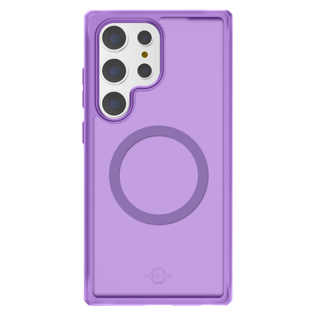 Itskins - Hybridr Frost Magsafe Case For Samsung Galaxy S24 Ultra - Deep Purple