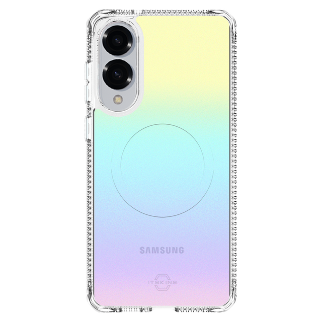 Itskins - Hybridr Vapor Magsafe Case For Samsung Galaxy S25 Edge - Iridescent Violet