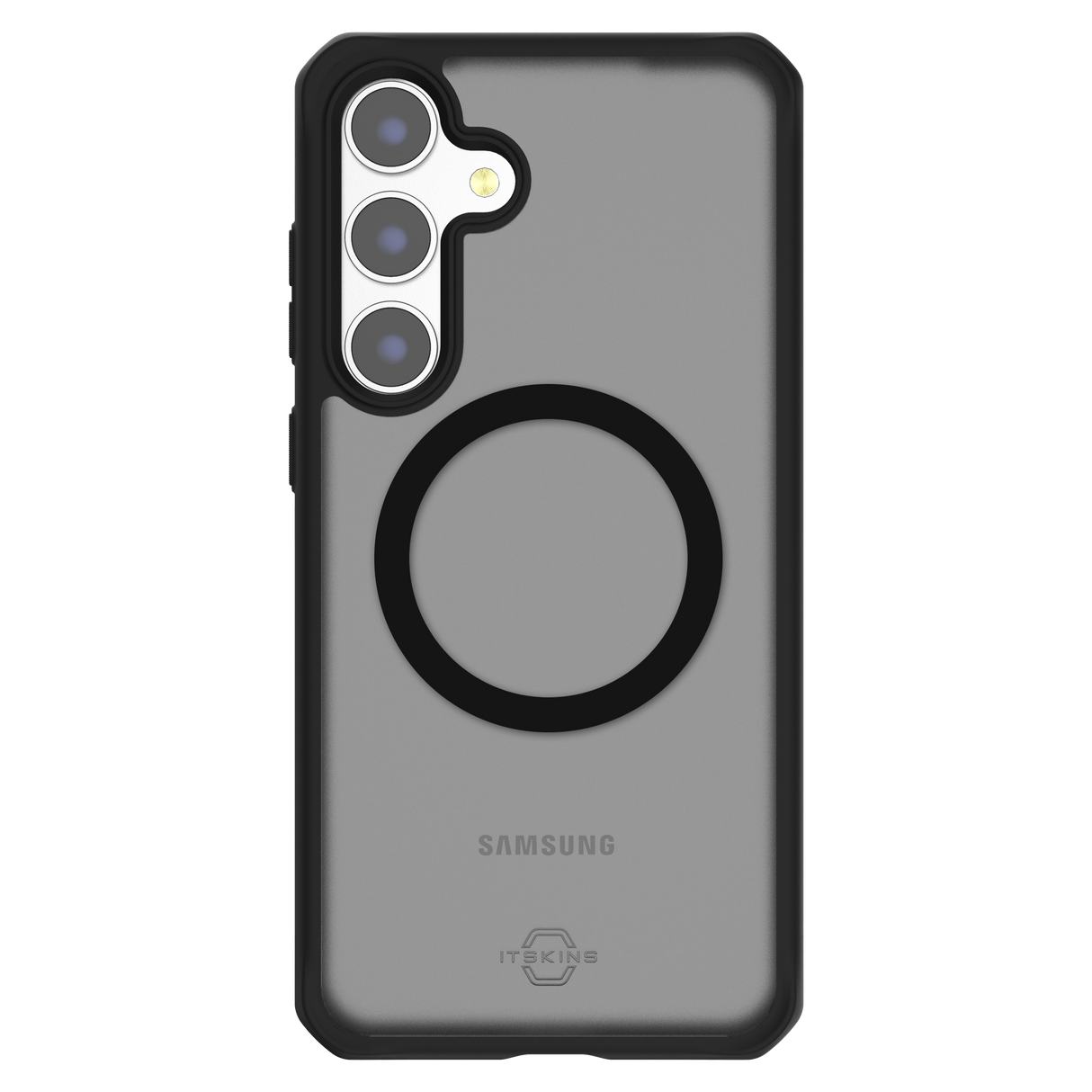 Itskins - Hybridr Frost Magsafe Case For Samsung Galaxy S24 Plus - Black