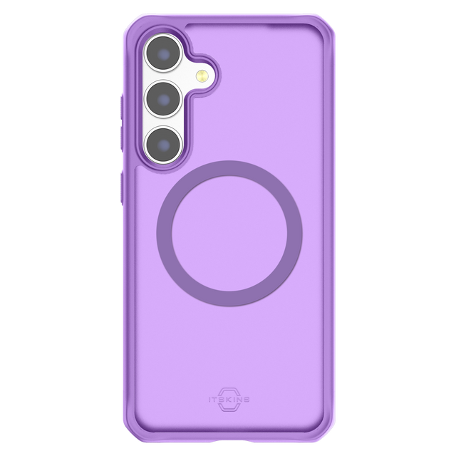 Itskins - Hybridr Frost Magsafe Case For Samsung Galaxy S24 Plus - Deep Purple