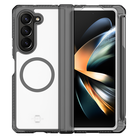 Itskins - Supremer Hinge Magsafe Case With Pen Holder For Samsung Galaxy Z Fold5 - Smoke