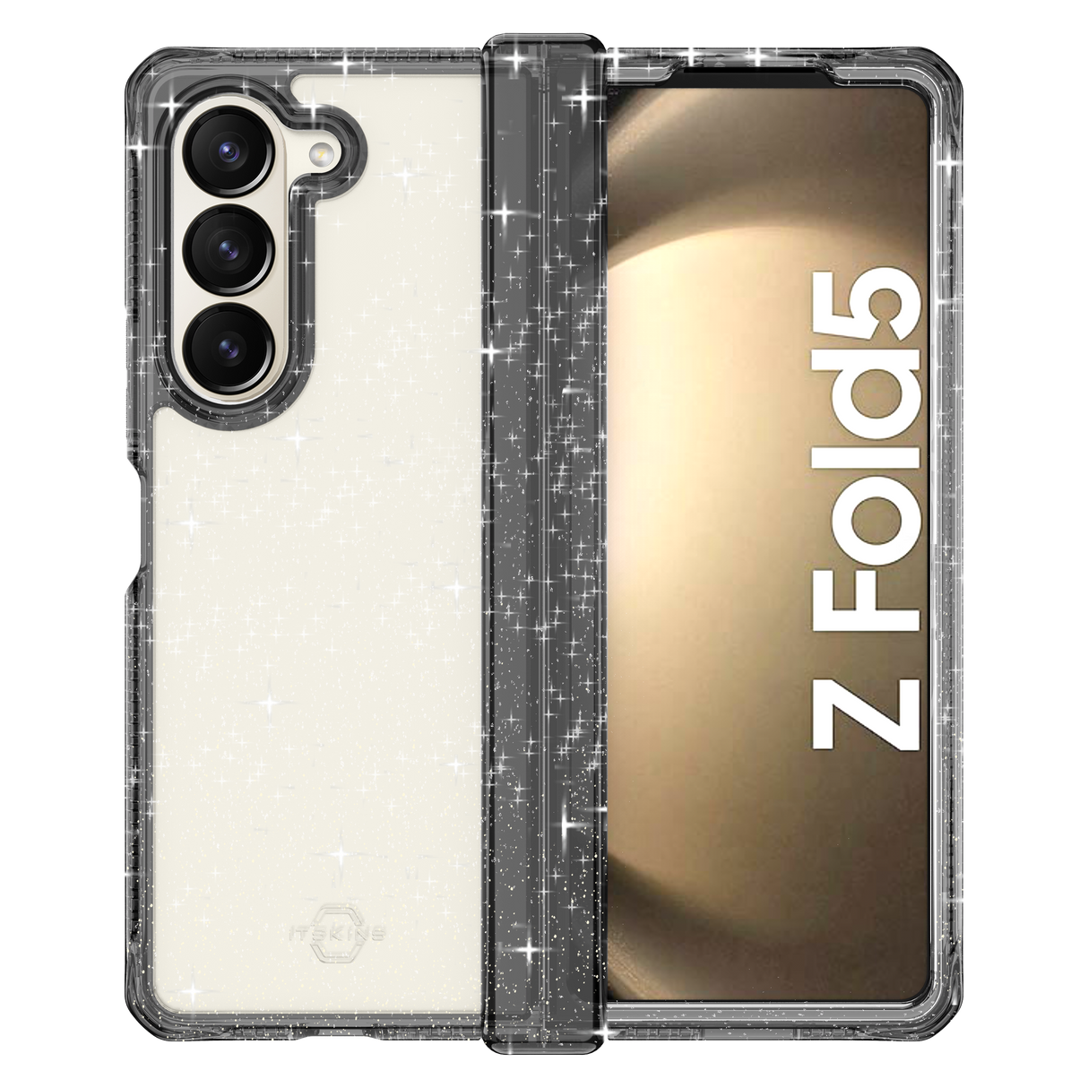 Itskins - Supremer Hinge Spark Case For Samsung Galaxy Z Fold5 - Smoke
