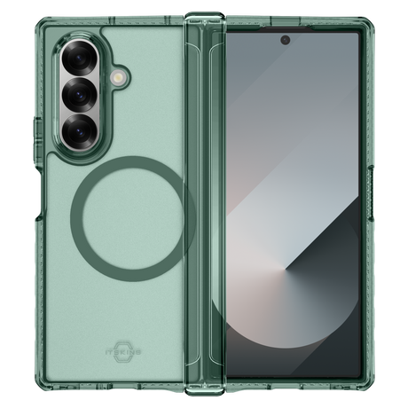 Itskins Hybridr Vapor Hinge MagSafe Case for Samsung Galaxy Z Fold7 - Light Green