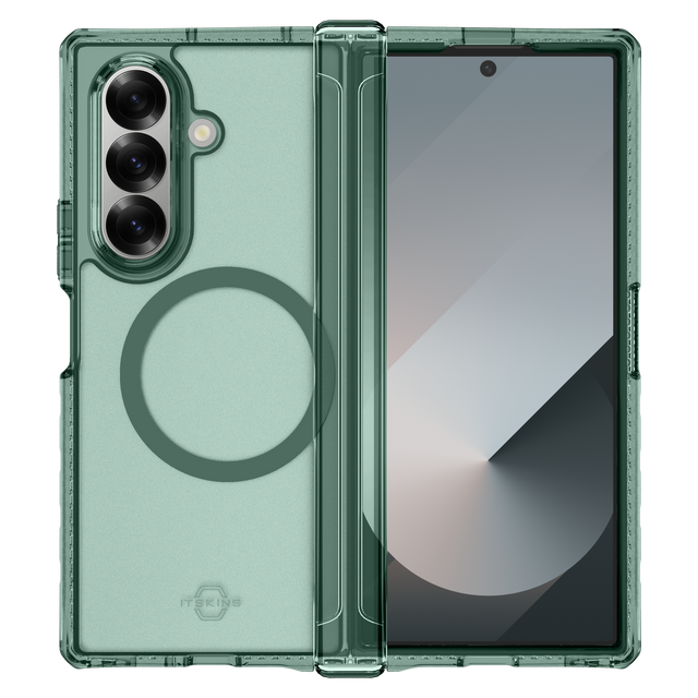 Itskins Hybridr Vapor Hinge MagSafe Case for Samsung Galaxy Z Fold7 - Light Green