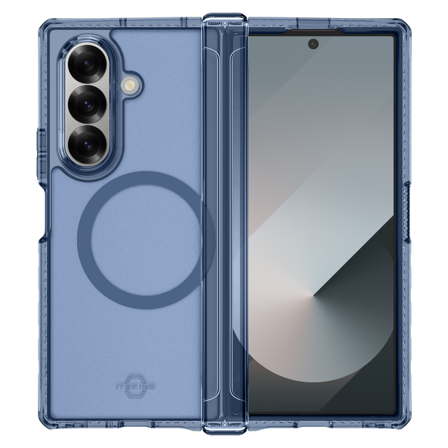 Itskins Hybridr Vapor Hinge MagSafe Case for Samsung Galaxy Z Fold7 - Navy Blue