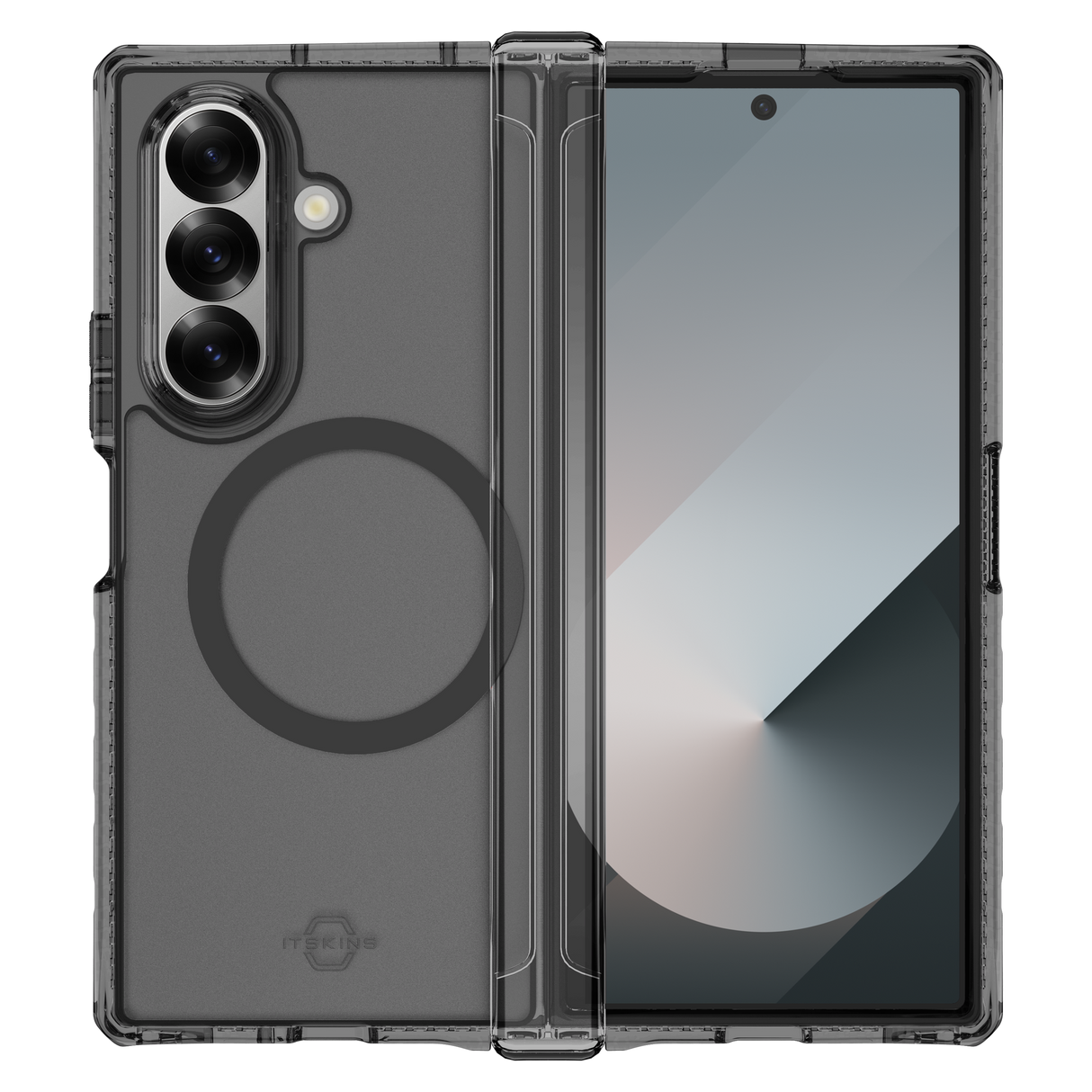 Itskins Hybridr Vapor Hinge MagSafe Case for Samsung Galaxy Z Fold7 - Smoke