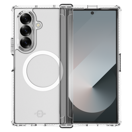 Itskins Hybridr Vapor Hinge MagSafe Case for Samsung Galaxy Z Fold7 - Transparent