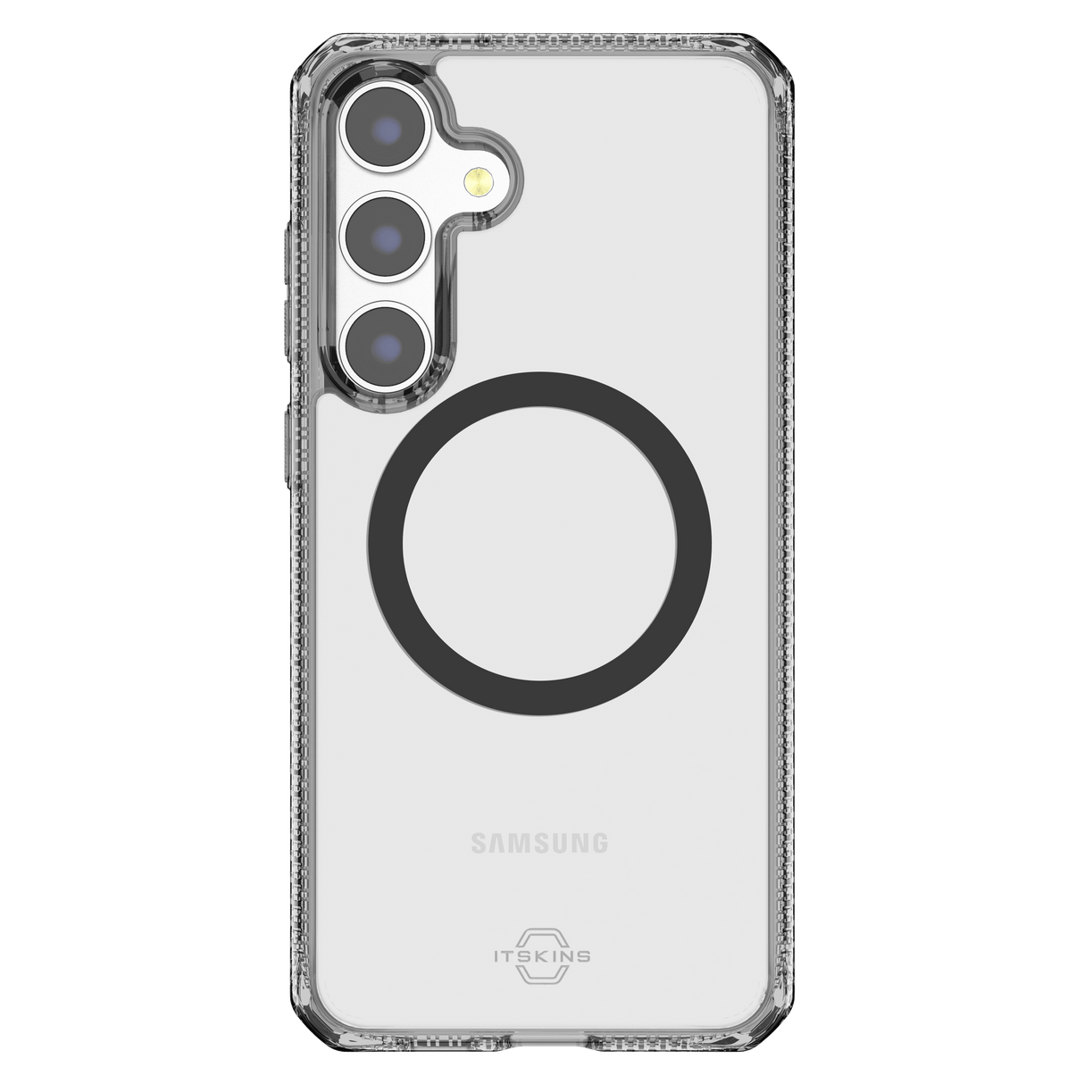 Itskins - Hybridr Clear Magsafe Case For Samsung Galaxy S25 Plus - Smoke