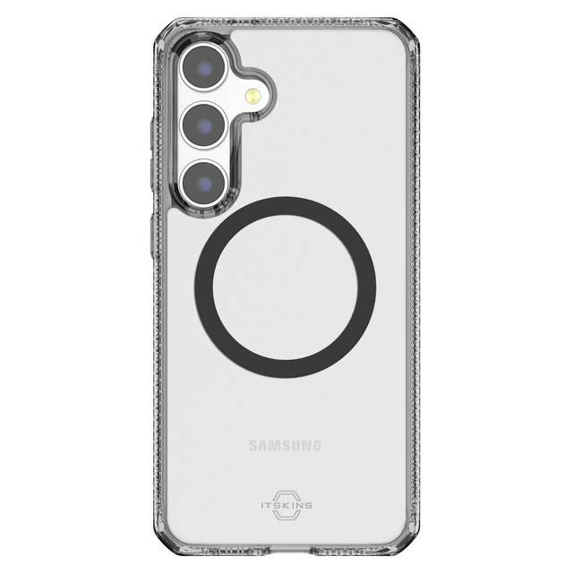 Itskins - Hybridr Clear Magsafe Case For Samsung Galaxy S25 Plus - Smoke