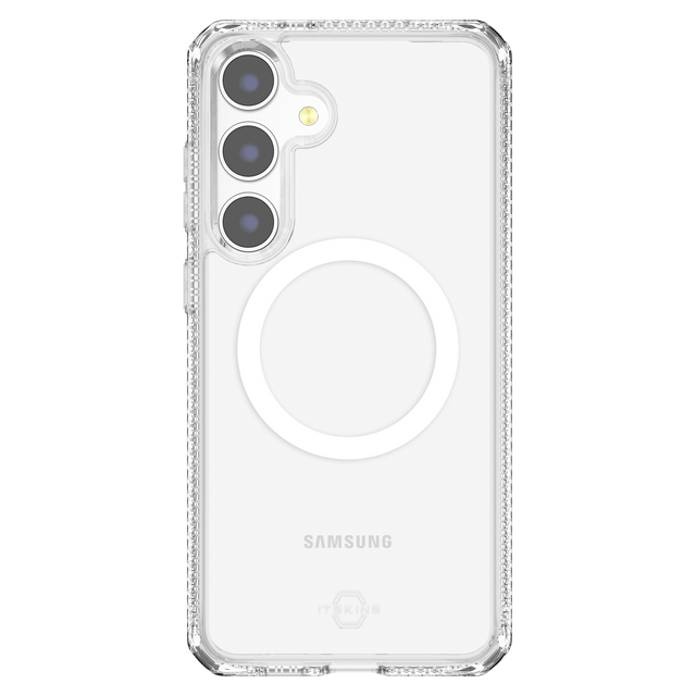 Itskins - Hybridr Clear Magsafe Case For Samsung Galaxy S25 Plus - Transparent