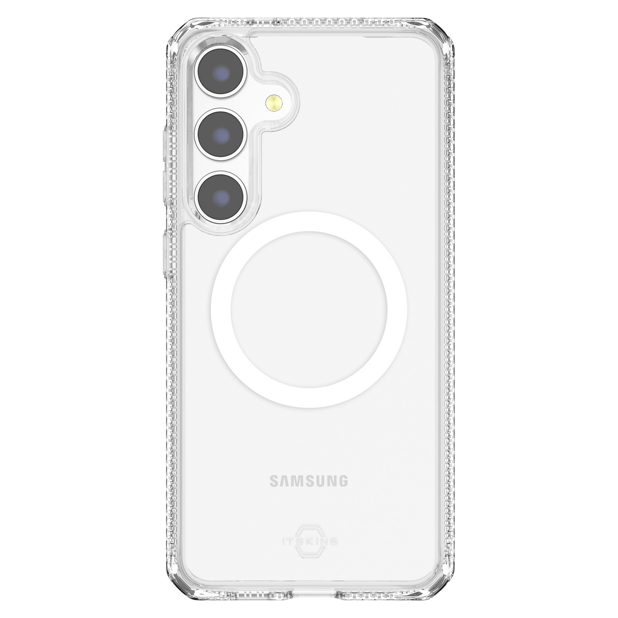 Itskins - Hybridr Clear Magsafe Case For Samsung Galaxy S25 - Transparent
