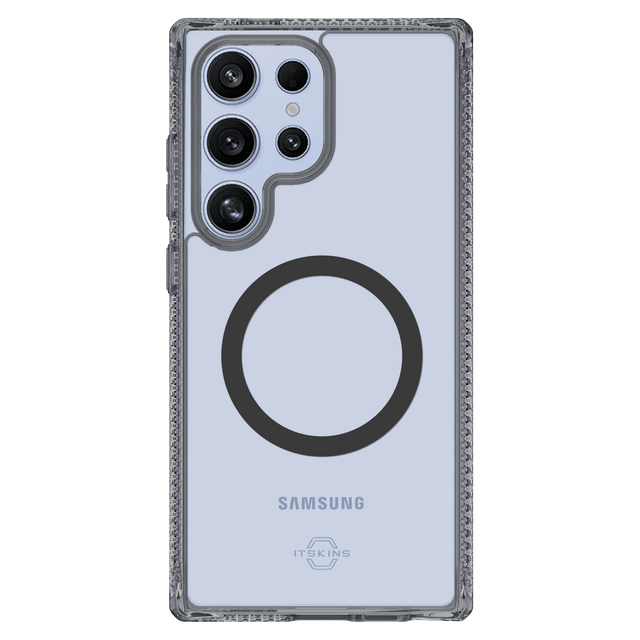 Itskins - Hybridr Clear Magsafe Case For Samsung Galaxy S25 Ultra - Smoke