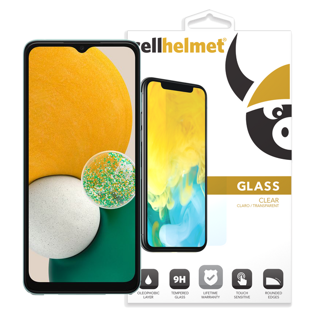 Cellhelmet - Tempered Glass Screen Protector For Samsung Galaxy A13 5g  /  A13  /  A23 5g - Clear