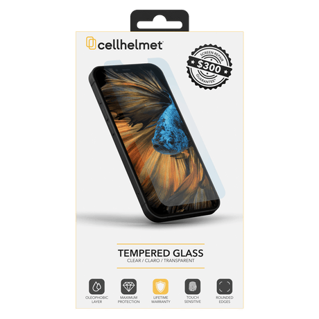 Cellhelmet - Tempered Glass 300 Guarantee Screen Protector For Apple Iphone 15 Plus - Clear