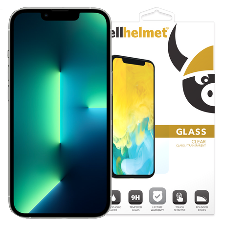 Cellhelmet - Tempered Glass Screen Protector For Apple Iphone 14  /  13  /  13 Pro - Clear