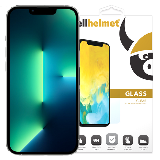 Cellhelmet - Tempered Glass Screen Protector For Apple Iphone 14  /  13  /  13 Pro - Clear