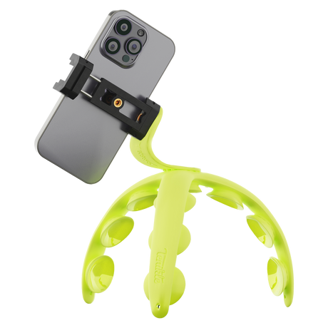 Tenikle - Pro Bendable Suction Cup Tripod Mount - Turbo Yellow