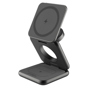 Prodigee Trio 3-in-1 Magnetic Charger for Apple Devices - Black