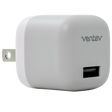 Ventev 12W USB-A Wall Charger with Lightning Cable - White, Model WC12-AL252160