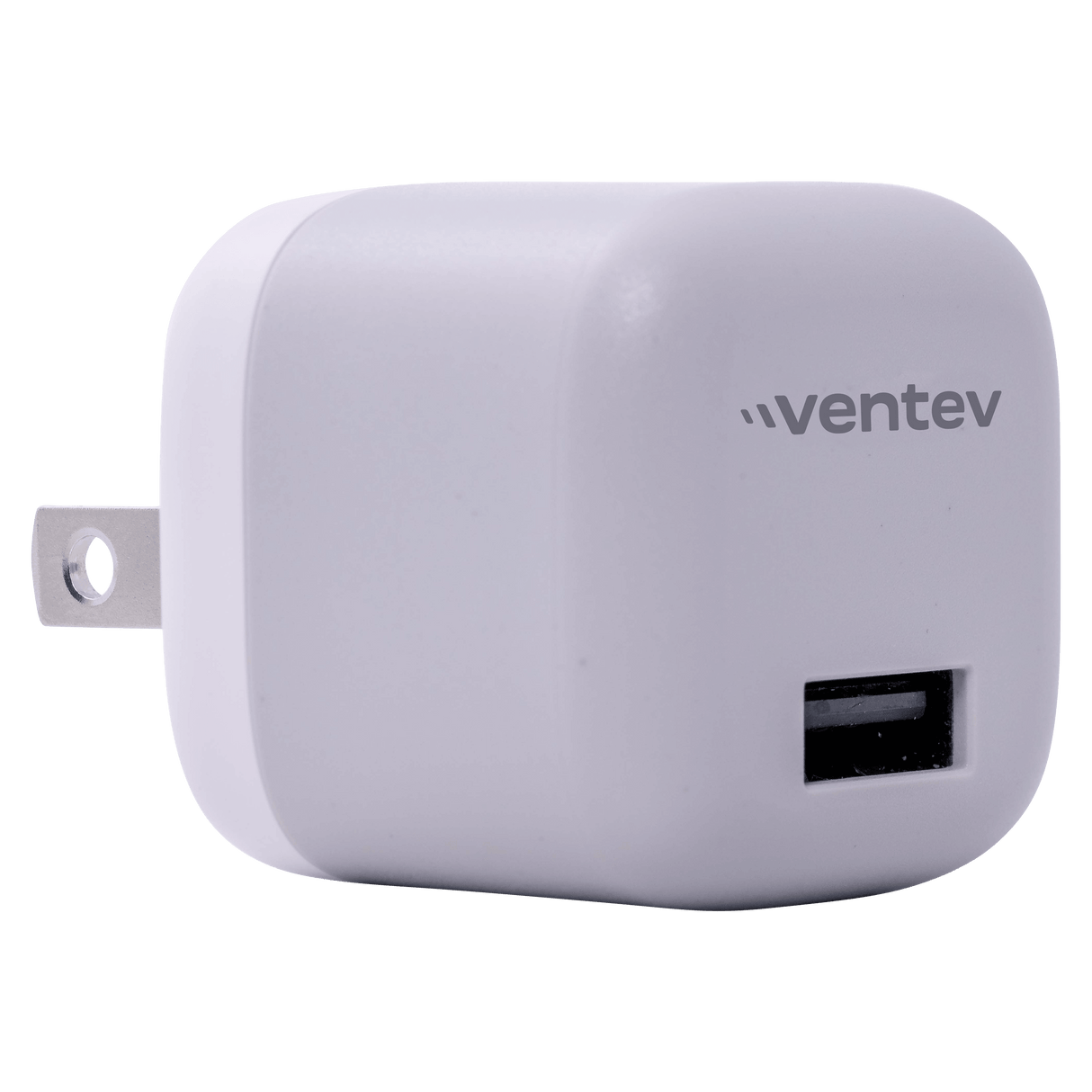 Ventev 12W USB-A Wall Charger with USB-A to Apple Lightning Cable - Gray