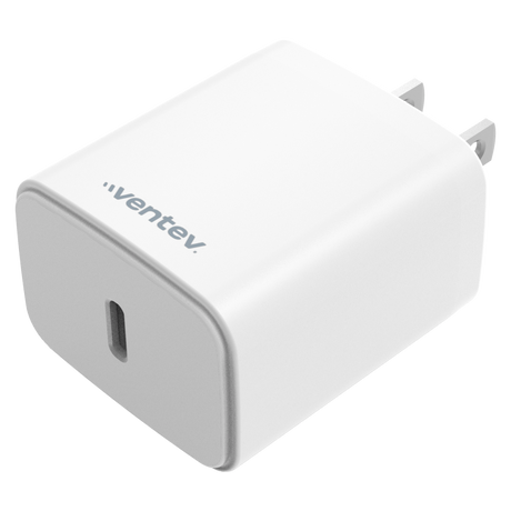 Ventev Ultrafast 20W Power Delivery USB-C Wall Charger - White