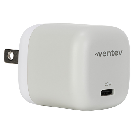 Ventev - 20w Ultrafast Usb C Universal Mini Wall Charger - Gray