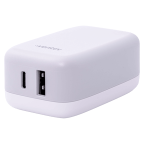 Ventev 27W Ultrafast USB-C and USB-A Universal Wall Charger – Gray