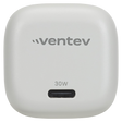 Ventev 30W Ultrafast USB-C Universal GaN Mini Wall Charger - Gray