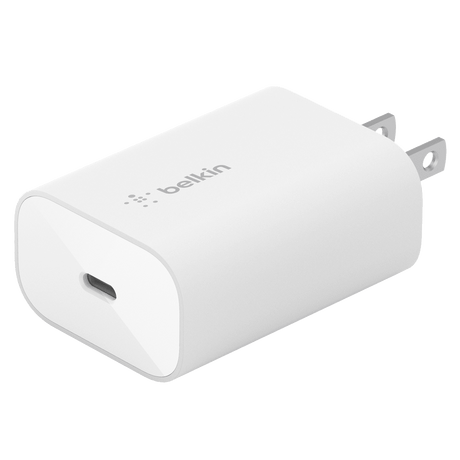Belkin - Boost Charge 25w Usb C Pd Pps Wall Charger - White