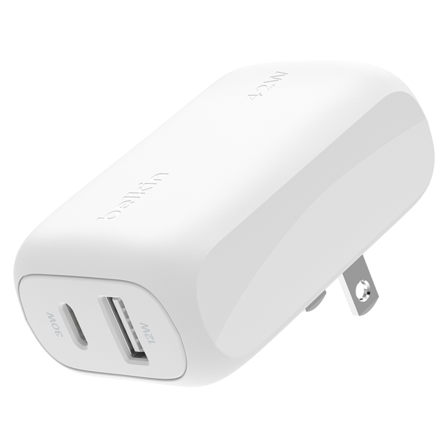 Belkin - Boostcharge Dual Wall Charger Pd 42w - White