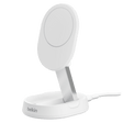Belkin - Boost Charge Pro Convertible Magnetic Wireless Charging Stand With Qi2 15w - White