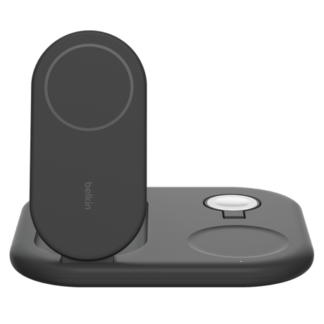 Belkin - Boostcharge 3 In 1 Magnetic Foldable Wireless Charger With Qi2 15w - Black