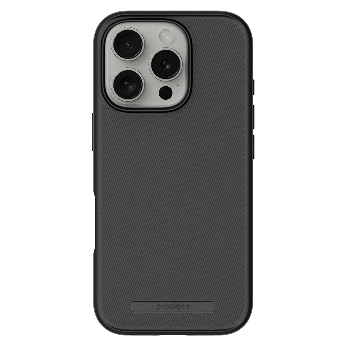 Prodigee - Solid Magsafe Case For Apple Iphone 16 Pro - Black