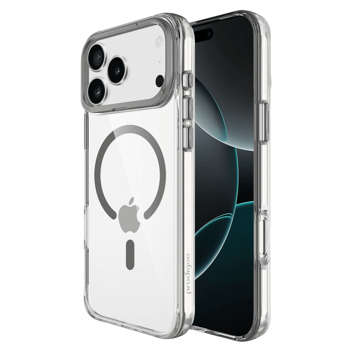 Prodigee Kick It MagSafe Case for Apple iPhone 17 Pro Max - Clear
